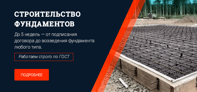 Виды фундаментов